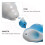 3Pcs Durable Sky-Blue Ceramic 6-Hole Ocarina Musical Instrument 10