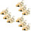 18 Pcs Mini Cow Figurines Realistic Educational Models Home Ornaments 8