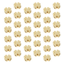 60Pcs Golden Alloy Loose Beads for DIY Necklace Bracelet
