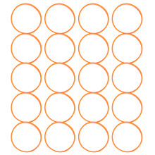 40Pcs Orange Basketball Silicone Bracelets Durable Party Wristbands