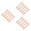 15Pcs Beige Wood Bookbinding Tools Ergonomic Paper Folder for Crafting 6