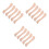 15Pcs Beige Wood Bookbinding Tools Ergonomic Paper Folder for Crafting 7