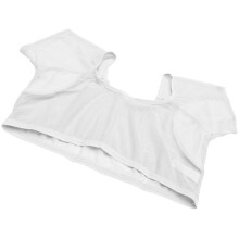 4Pcs White Sweatproof Vest for Women Armpit Pads Breathable Mesh