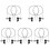 10Ensembles Câble Antivol Ordinateur Portable Fort Et 4