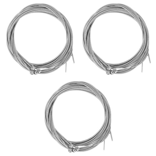 15 Pcs  Steel Strings For 5 String Bass Guitar (Silver) 2