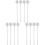 12Pcs Stainless Steel Cocktail Stirring Spoons Silver Long Handle 2