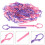 800Pcs Assorted Color Nail Clips for Manicure Plastic Nail Tip Clamps 11