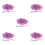 800Pcs Assorted Color Nail Clips for Manicure Plastic Nail Tip Clamps 8