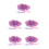 800Pcs Assorted Color Nail Clips for Manicure Plastic Nail Tip Clamps 6