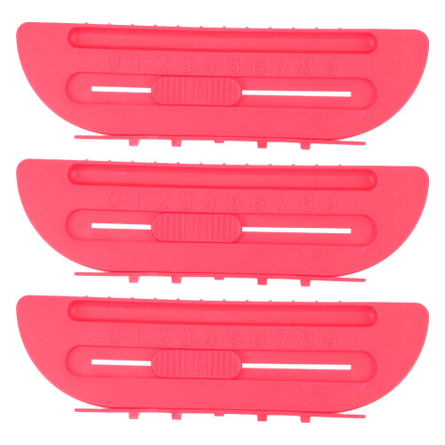 15Pcs Red Plastic Table Hockey Score Counters Accurate Scoring Markers 2