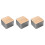 3Pcs Stylish Pastry Storage Container with Lid Assorted Colors 4