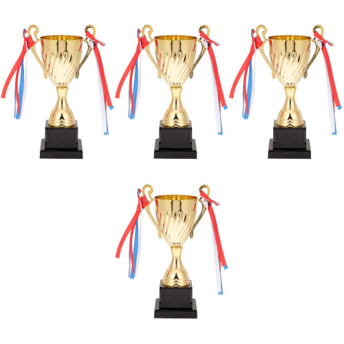 4Pcs Assorted Color Decorative Trophy Cup Multi-Function Award Prize 2