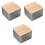 3Pcs Stylish Pastry Storage Container with Lid Assorted Colors 3