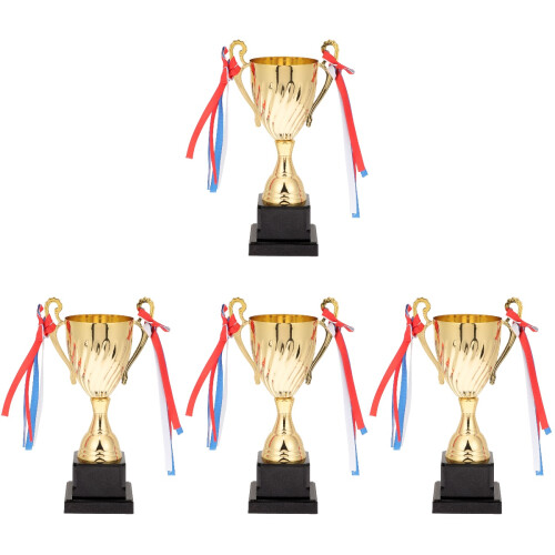 4Pcs Assorted Color Decorative Trophy Cup Multi-Function Award Prize 1