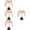 4Pcs Assorted Color Decorative Trophy Cup Multi-Function Award Prize 7