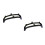 2Pcs Stylish Black Plastic Purse Frame Clasp for Handmade Bag DIY 9