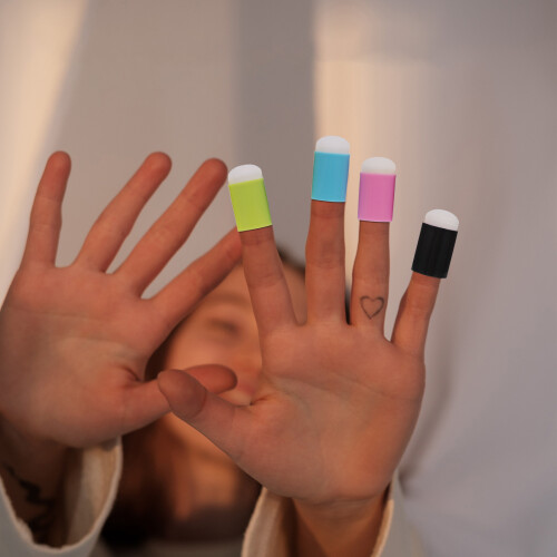Finger Sponge Daubers Lavendel, Foam, Bloem Knutselset 2