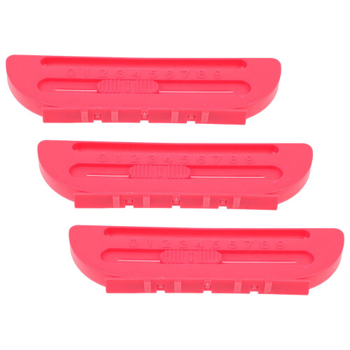 15Pcs Red Plastic Table Hockey Score Counters Accurate Scoring Markers 1