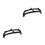2Pcs Stylish Black Plastic Purse Frame Clasp for Handmade Bag DIY 6
