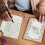 Journal mystique pour la divination esquisse rapidement les 2