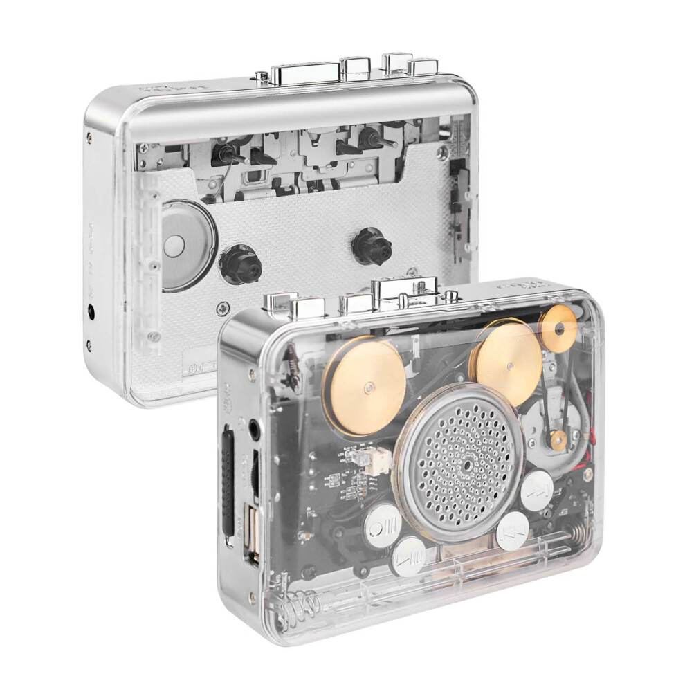 Cassette Player Converter With Usb Mp3 Recording, Auto Reverse, Dual Speakers And Aux Output 9199774863148