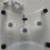 Transparent 3 Lights/Fan Laptop Cooler Base 2