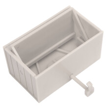 Aprikosen-Auto-Garagen-Schlüsselhalter mit öffnbarer Tür, Wand-Organizer