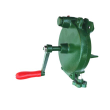 Manual Knife Sharpener with Hand Crank, 6 Inch Grinding Wheel for MultiTool Sharpening, No Electricity Required