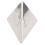 2 Pcs Stainless Steel Triangle Table Number Holders for Restaurant Menu 15