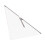 2 Pcs Stainless Steel Triangle Table Number Holders for Restaurant Menu 12