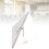 2 Pcs Stainless Steel Triangle Table Number Holders for Restaurant Menu 4