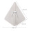 2 Pcs Stainless Steel Triangle Table Number Holders for Restaurant Menu 2