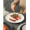 Japanese Style Ceramic Dinnerware Set, 6 Inch White Plates, Microwave Safe, Scratch Resistant 3
