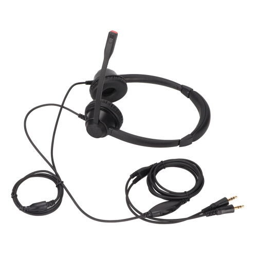 Adjustable Microphone Headset, Stereo Frequency Response Ensures High-Quality Audio, Hearing Protection, Easy To Use, Foldable Design For 1