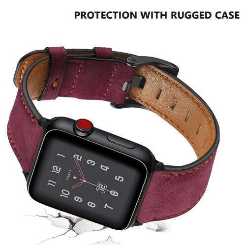 Κλασικά δερμάτινα λουράκια συμβατά με το Apple Watch, διαχρονικός σχεδιασμός που 2