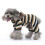 Weiche Stretch-Hundepajamas, leckresistent, warm, gestreift S 4
