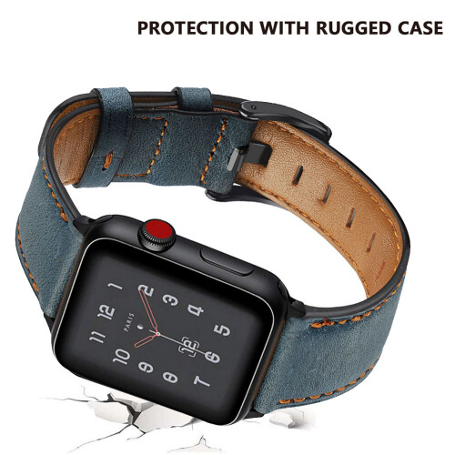 Κλασικά δερμάτινα λουράκια συμβατά με το Apple Watch, διαχρονικός σχεδιασμός που 1