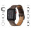 Ρετρό δερμάτινα λουράκια συμβατά με το Apple Watch, μοναδικό στυλ που συναντά την 4