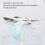 ARBG PC Power Supply Extension Cable, 120LEDs, White, 9.6W 9