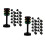 24 Pièces Lampe Jouet Feu De Piéton Décoratif 3