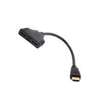 2Pièces Adaptateur Noir Usage Ordinateur