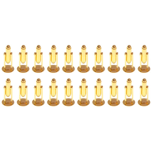 20Pièces Boutons Manchette Dorés Métal Polyvalents 1