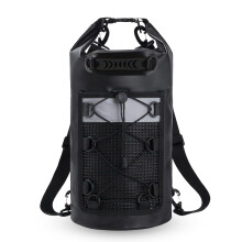 Waterproof Backpack 20 L For Men With Long Double Adjustable Shoulder Strap Duffel Style Pack Sack For Swimming Kayaking Rafting