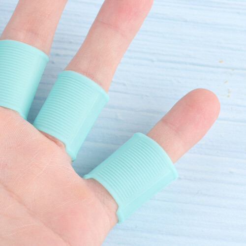 8Pièces De Protection Doigts Élastiques Silicone Sport 2