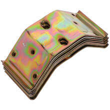 8Pièces Consoles D'angle En Fer Pour Meubles Étagères Couleurs Variées