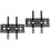 2Pièces Fixation Murale TV 65 Durable Et En Acier Noir 6