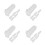 24Pcs Silicone Piping Tip Covers White Reusable Dustproof Nozzle Caps 10