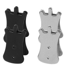 4Pièces Accessoires Huqin Mute Clip En Acier Solide Couleurs Variées