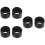 6Pièces Bouchons Oculaires En Caoutchouc Noir Pour Microscope 6