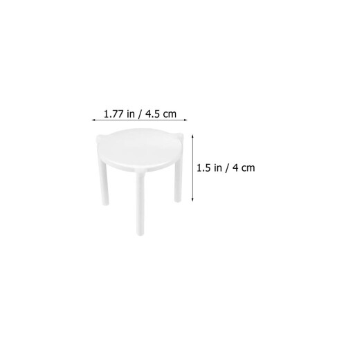 100Pièces Supports Pizza Blancs Protection Fromage 1